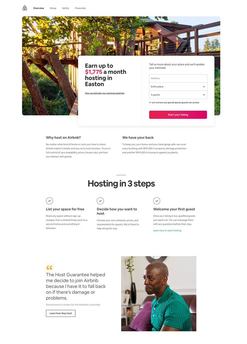Airbnb Landing Page