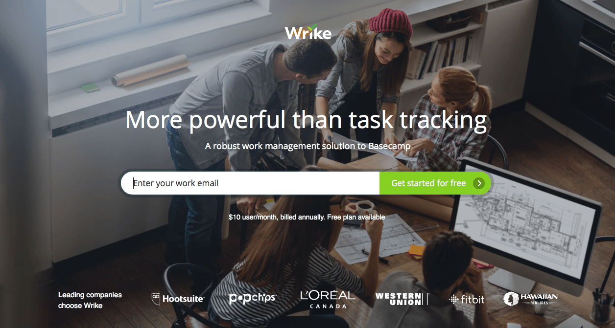 Social Proof on a Landing Page