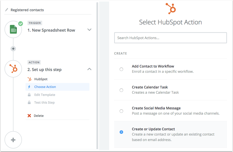 Zapier HubSpot Integration