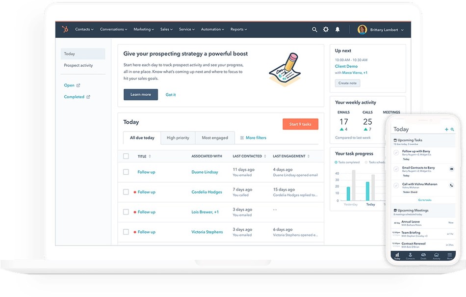 HubSpot ease of use