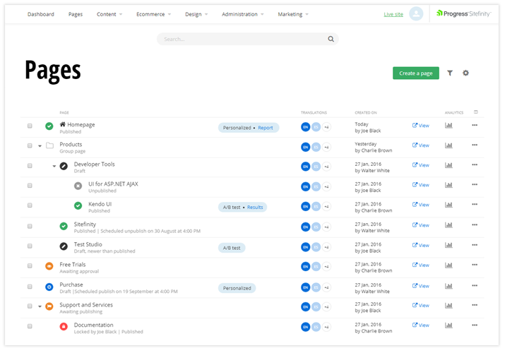 sitefinity