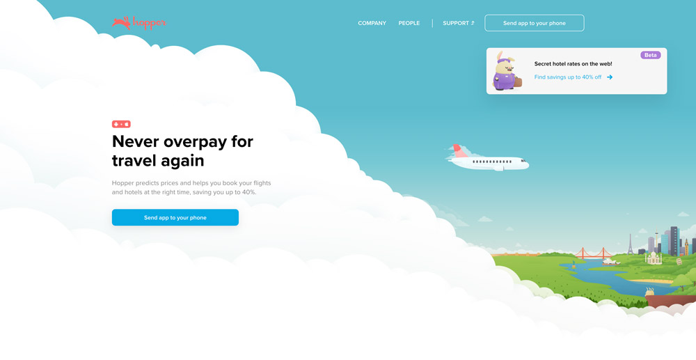 hopper-landing-page